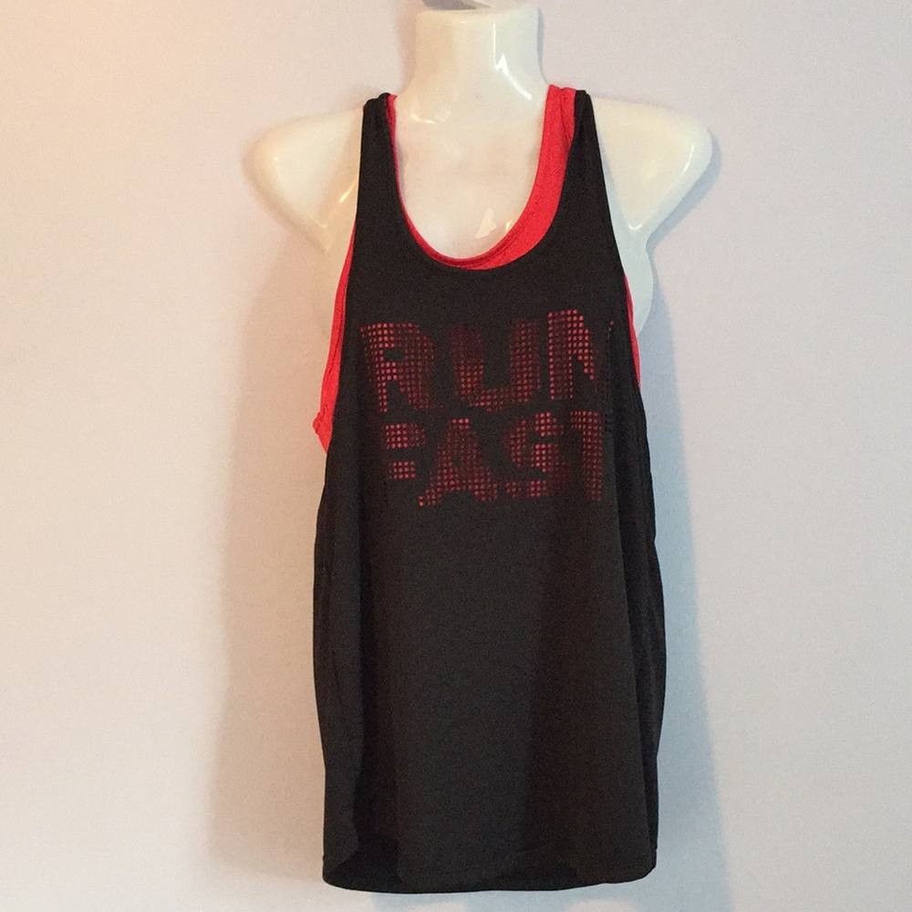 Atmosphere two toned run fast tank top